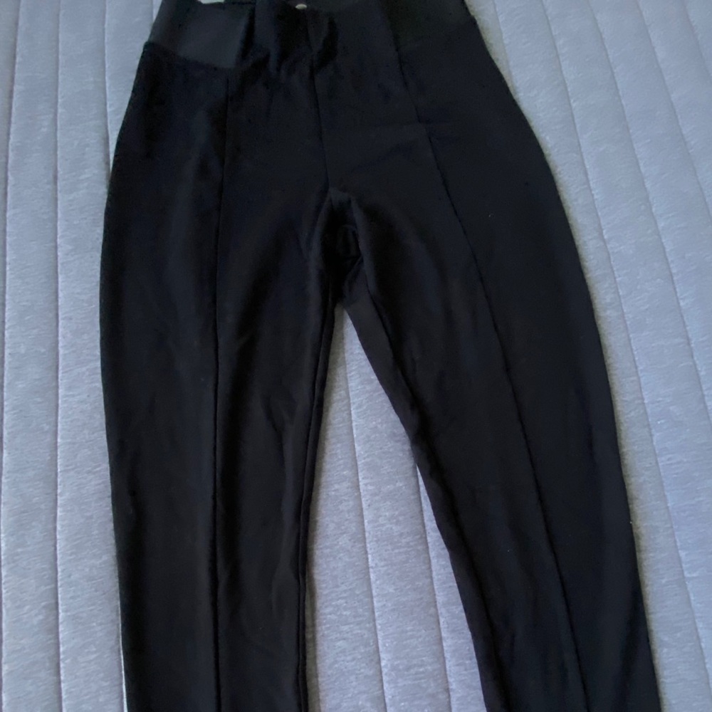 black skinny leggings